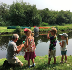 Kids Fishing at GCM Family Campout